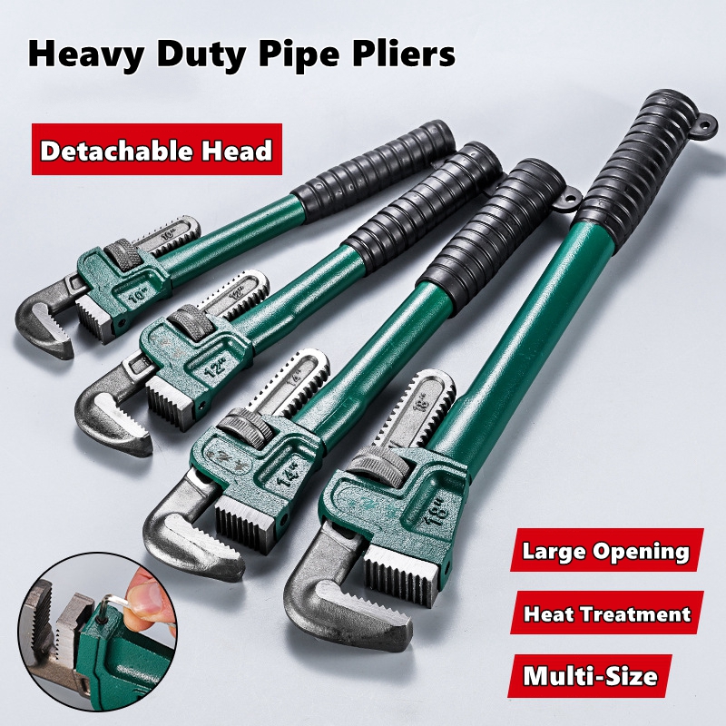 Heavy Duty Carbon Steel Straig - огляд і ціна Pipe Wrench Adjustable