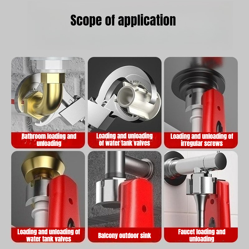 JUSTINLAU Multifunctional Bath - огляд і ціна Pipe Wrench Adjustable