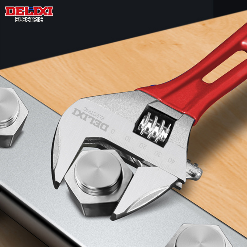 DELIXI ELECTRIC Short Handle W - огляд і ціна Pipe Wrench Adjustable