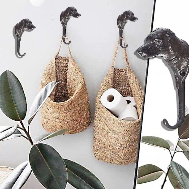 1pc Rustic Cast Iron Hook Dog/ - огляд і ціна Home Improvement Cast