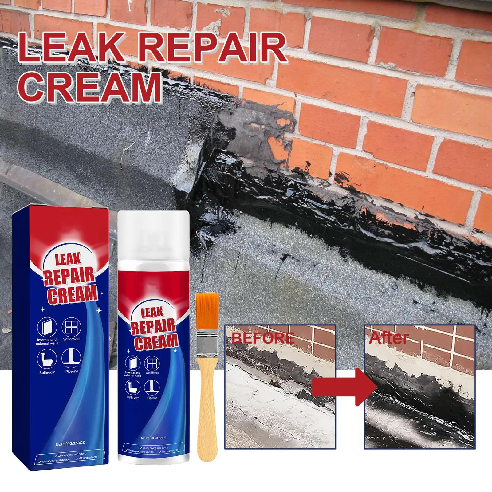 Waterproof Leak Repair Spray W - огляд і ціна Roof Sealant Patch