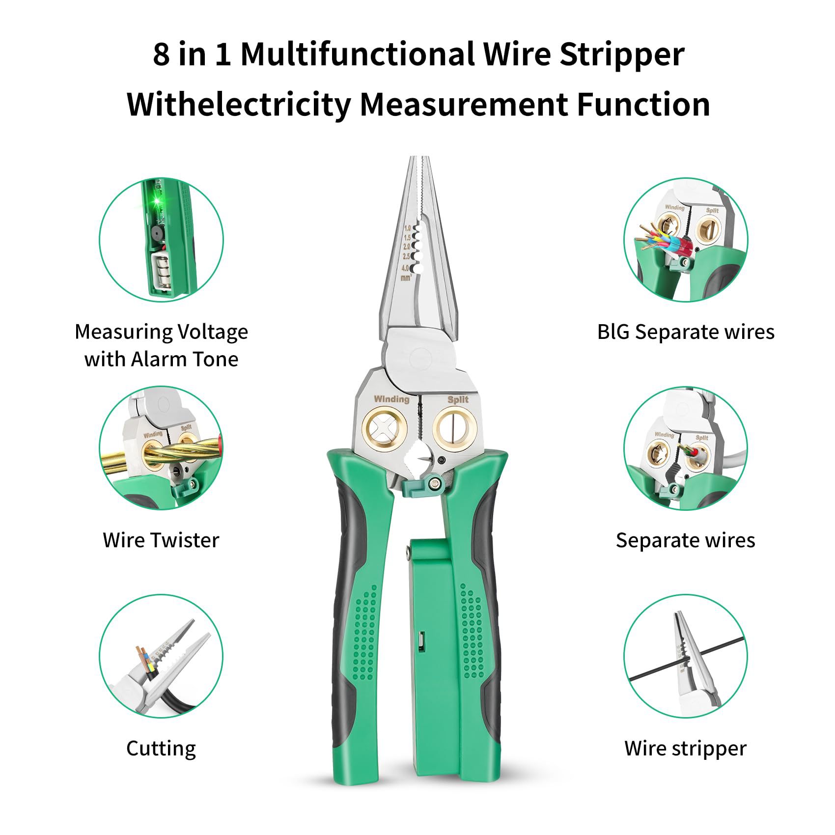 8-in-1 Multifunction Wire Stri - огляд і ціна Home Improvement Cast